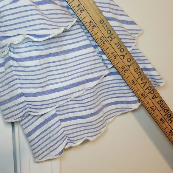 2 for $10 Forgotten Grace XL Triple Ruffle Sleeve Top Size XL NWOT - Picture 8 of 8